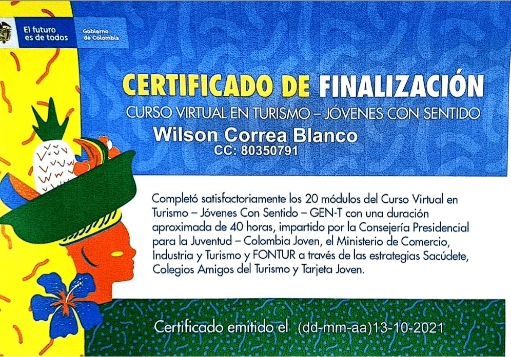 Curso Virtual en Turismo - Jóvenes con Sentido