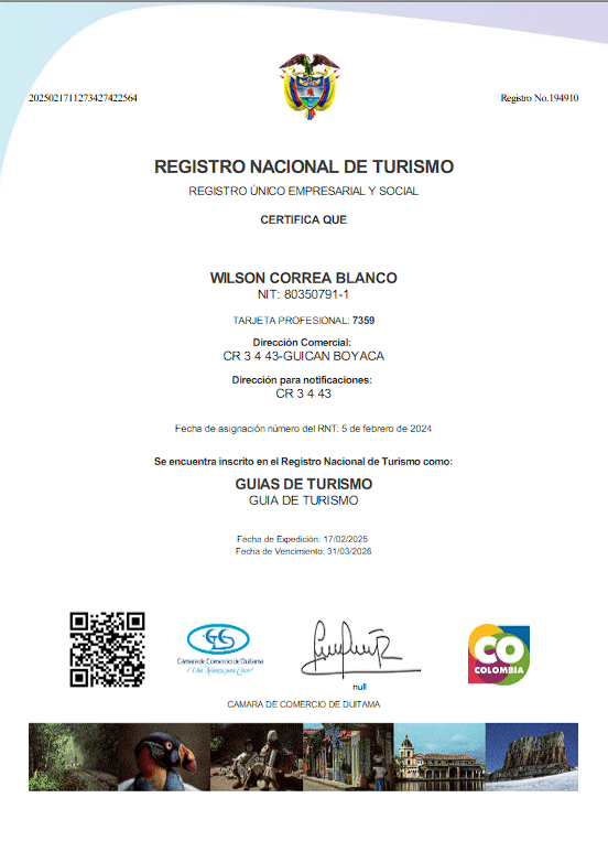 Registro Nacional de Turismo - Guía de Turismo