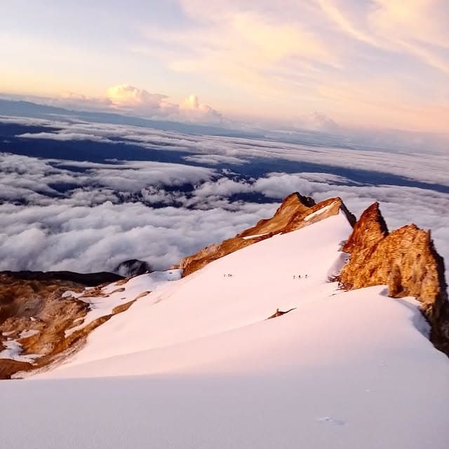 Nevado El Cocuy al atardecer.